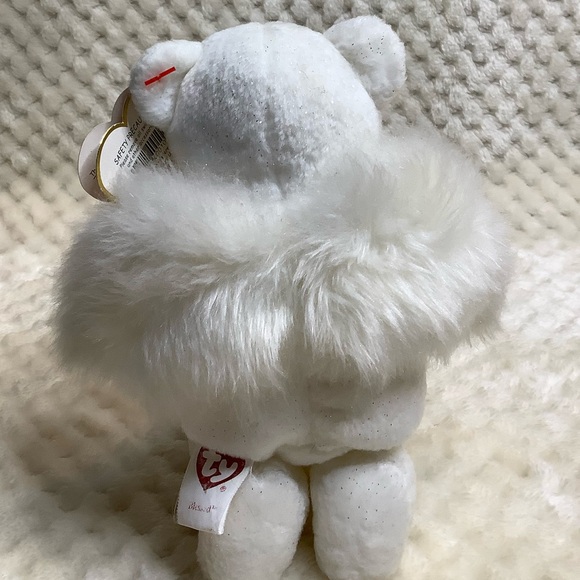 Vintage Ty Beanie Babies Plush Blessed Angel Bear Stuffed Animal Toy with Tags - Picture 5 of 16